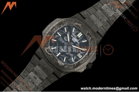 Patek Philippe - Nautilus DiW 5711 40mm All Carbon Monolith Black FC/FC Forged Carbon Dial DIWF A324CS | 파텍 필립 - 노틸러스 DiW 5711 40mm 올 카본 모노리스 블랙 FC/FC 단조 카본 다이얼 DIWF A324CS