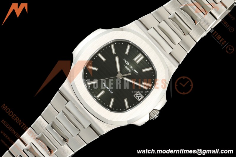 Patek Philippe - Nautilus Automatic 40mm 5711/1A SS/SS SWF Green Tiffany Dial VAF DD324 MOD | 파텍 필립 - 노틸러스 오토매틱 40mm 5711/1A SS/SS SWF 그린 티파니 다이얼 VAF DD324 MOD