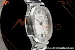 Patek Philippe - Nautilus Ladies 7118 35mm SS/SS Wht/Stk Diamonod 3KF DD324