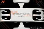 Patek Philippe - Nautilus Ladies 7118 35mm SS/SS Wht/Stk Diamonod 3KF DD324