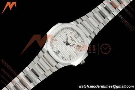Patek Philippe - Nautilus Ladies 7118 35mm SS/SS Silver Dial 3KF DD324