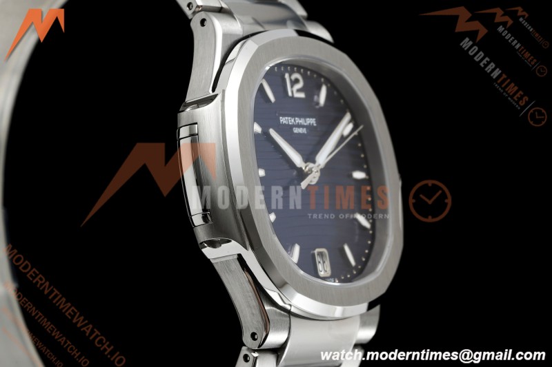 Patek Philippe - Nautilus Ladies 7118 35mm SS/SS Blue Dial 3KF DD324