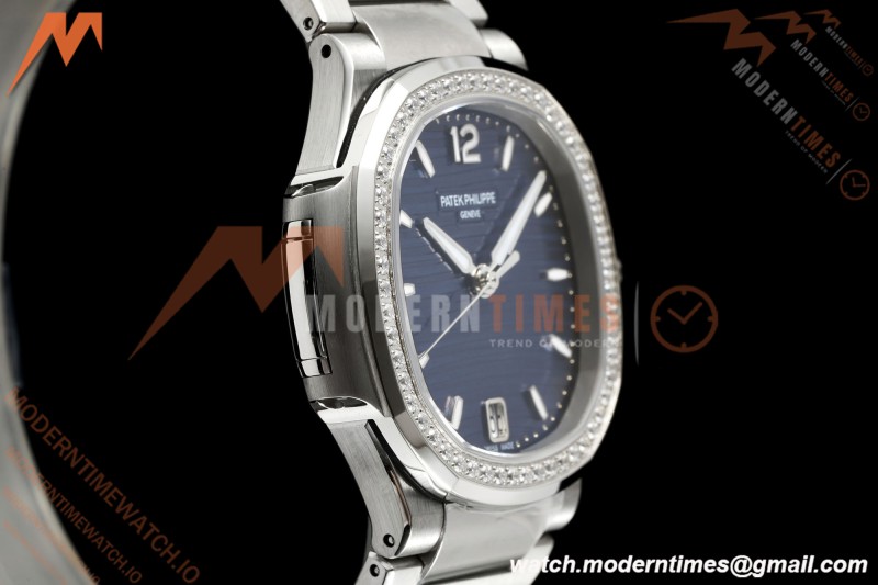 Patek Philippe - Nautilus Ladies 7118 35mm SS/SS Blu/Stk Diamonod 3KF DD324 | 파텍 필립 - 노틸러스 레이디스 7118 35mm SS/SS 블루/스틸 다이아몬드 3KF DD324
