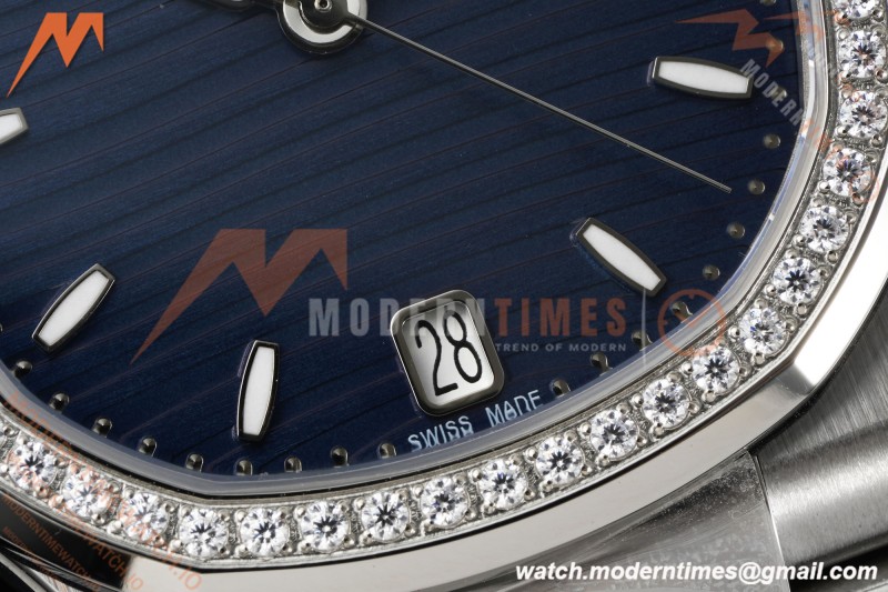 Patek Philippe - Nautilus Ladies 7118 35mm SS/SS Blu/Stk Diamonod 3KF DD324 | 파텍 필립 - 노틸러스 레이디스 7118 35mm SS/SS 블루/스틸 다이아몬드 3KF DD324