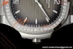 Patek Philippe - Nautilus Ladies 7118 35mm SS/SS Gray/Stk Diamonod 3KF DD324