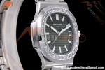 Patek Philippe - Nautilus Automatic 40mm 5711/1300A SS/SS Diamond Green Dial DDF DD330