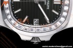 Patek Philippe - Nautilus Automatic 40mm 5711/1300A SS/SS Diamond Green Dial DDF DD330