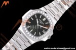 Patek Philippe - Nautilus Automatic 40mm 5711/1300A SS/SS Diamond Green Dial DDF DD330