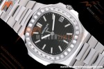 Patek Philippe - Nautilus Automatic 40mm 5711/1300A SS/SS Diamond Green Dial DDF DD330
