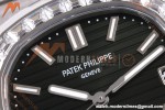 Patek Philippe - Nautilus Automatic 40mm 5711/1300A SS/SS Diamond Green Dial DDF DD330