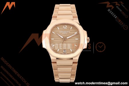 Patek Philippe - Nautilus Ladies 7118 35mm RG/RG Champ/Stk DDF DD324