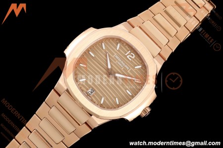 Patek Philippe - Nautilus Ladies 7118 35mm RG/RG Champ/Stk DDF DD324