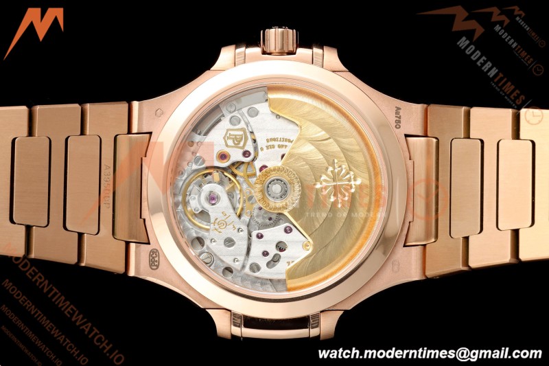 Patek Philippe - Nautilus Ladies 7118 35mm RG/DIA Wht/Stk DDF DD324