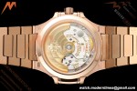Patek Philippe - Nautilus Ladies 7118 35mm RG/DIA Wht/Stk DDF DD324