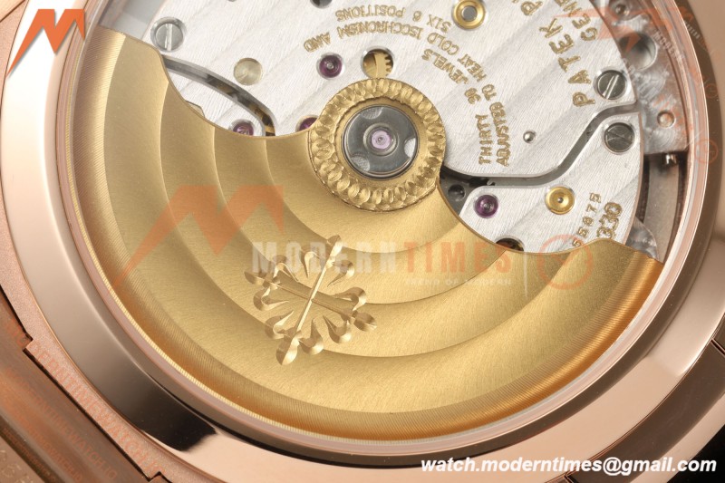 Patek Philippe - Nautilus Ladies 7118 35mm RG/DIA Champ/Stk DDF DD324 | 파텍 필립 - 노틸러스 레이디스 7118 35mm 로즈 골드/다이아 샴페인/바 인덱스 DDF DD324