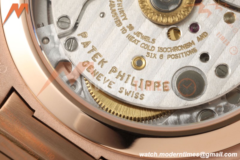 Patek Philippe - Nautilus Ladies 7118 35mm RG/DIA Wht/Stk DDF DD324 | 파텍 필립 - 노틸러스 레이디스 7118 35mm 로즈 골드/다이아 화이트/바 인덱스 DDF DD324