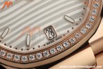 Patek Philippe - Nautilus Ladies 7118 35mm RG/DIA Wht/Stk DDF DD324 | 파텍 필립 - 노틸러스 레이디스 7118 35mm 로즈 골드/다이아 화이트/바 인덱스 DDF DD324