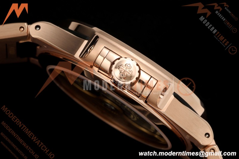 Patek Philippe - Nautilus Ladies 7118 35mm RG/DIA Wht/Stk DDF DD324 | 파텍 필립 - 노틸러스 레이디스 7118 35mm 로즈 골드/다이아 화이트/바 인덱스 DDF DD324