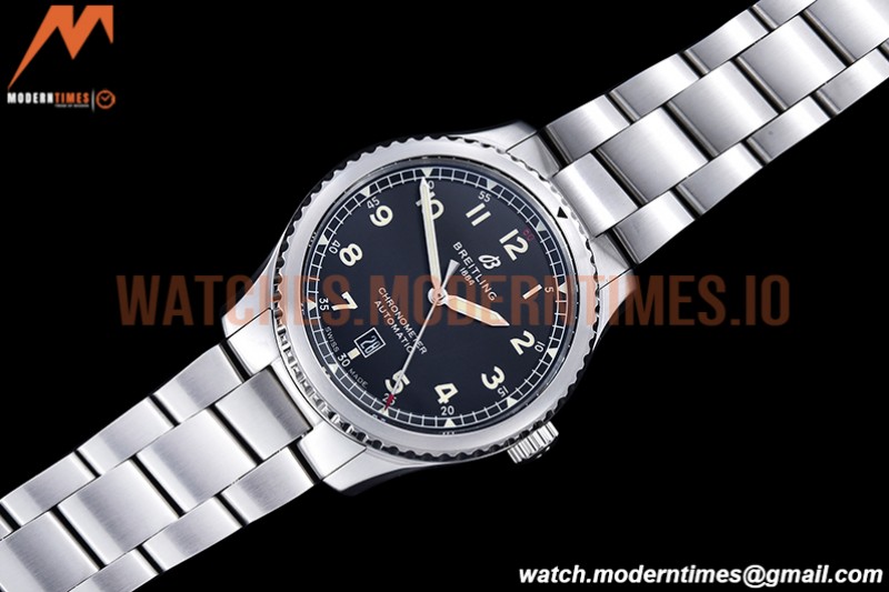 Breitling - Navitimer Aviator 8 SS/SS Black/Num TF A2824