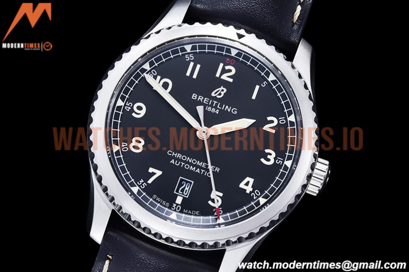 Breitling - Navitimer Aviator 8 SS/LE Black/Num TF A2824
