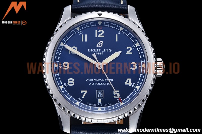 Breitling - Navitimer Aviator 8 SS/LE Blue/Num TF A2824
