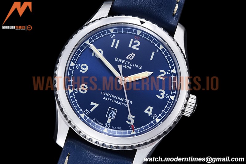 Breitling - Navitimer Aviator 8 SS/LE Blue/Num TF A2824