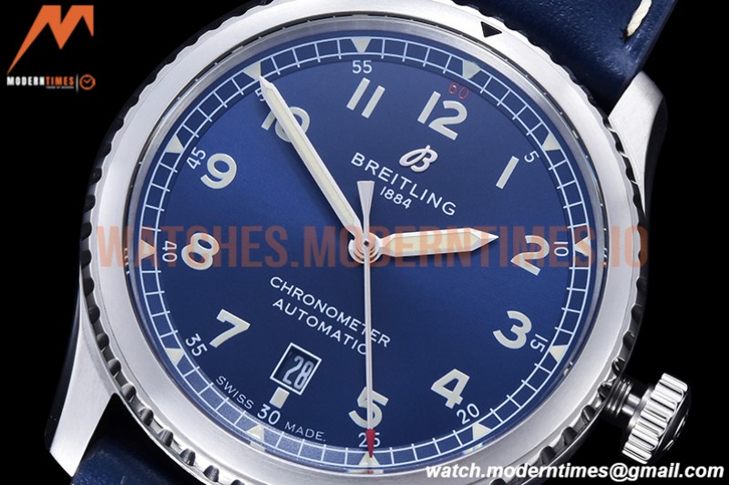 Breitling - Navitimer Aviator 8 SS/LE Blue/Num TF A2824