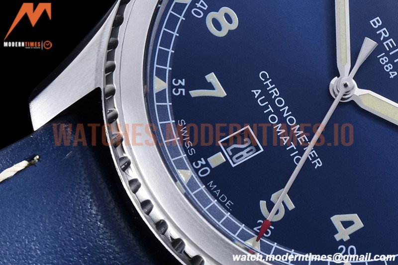 Breitling - Navitimer Aviator 8 SS/LE Blue/Num TF A2824