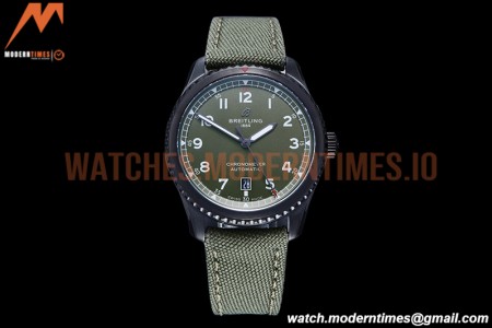 Breitling - Navitimer Aviator 8 DLC/NY Green/Num TF A2824