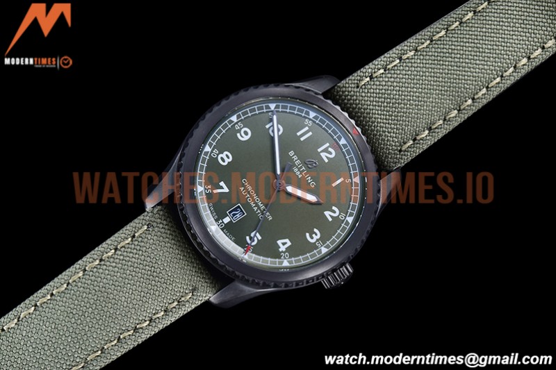 Breitling - Navitimer Aviator 8 DLC/NY Green/Num TF A2824