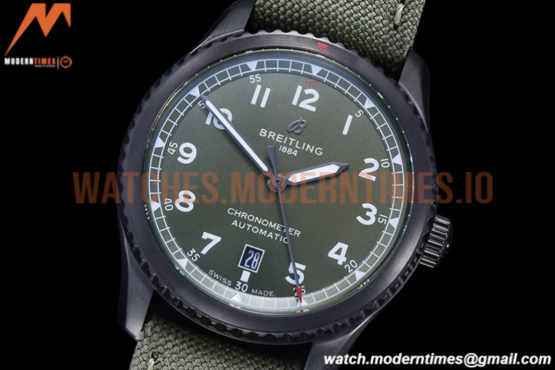 Breitling - Navitimer Aviator 8 DLC/NY Green/Num TF A2824