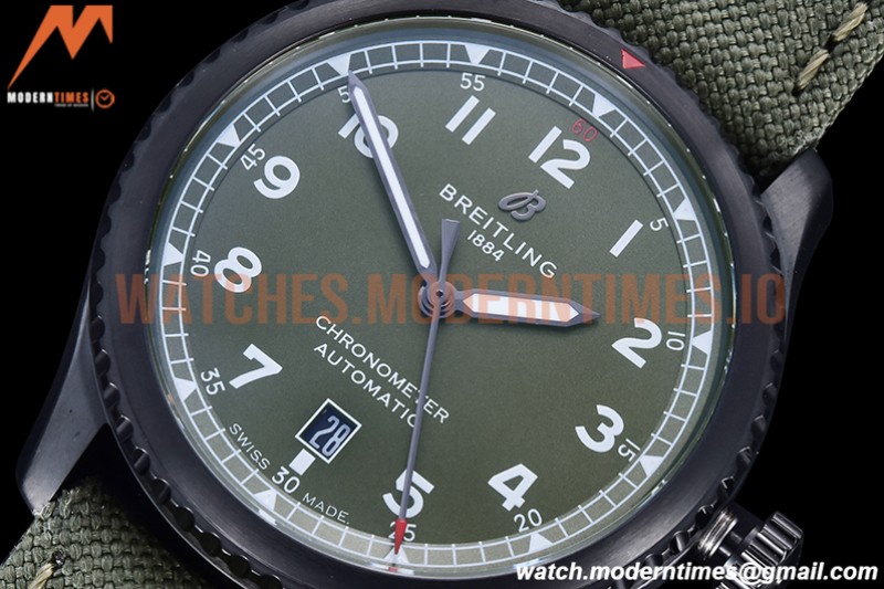 Breitling - Navitimer Aviator 8 DLC/NY Green/Num TF A2824
