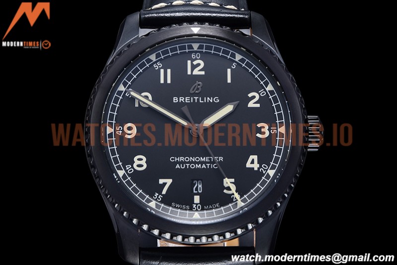 Breitling - Navitimer Aviator 8 DLC/LE Black/Num TF A2824