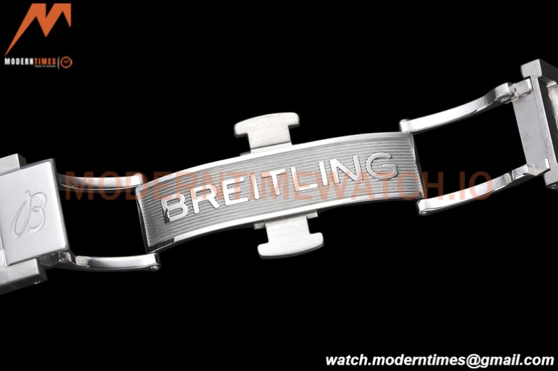 Breitling - Navitimer Chronograph B01 43mm SS/SS Blue/Wht BLS A7750 Mod