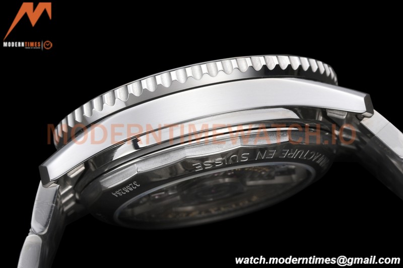 Breitling - Navitimer Chronograph B01 43mm SS/SS Blue/Wht BLS A7750 Mod