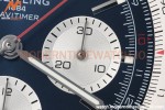 Breitling - Navitimer Chronograph B01 43mm SS/SS Blue/Wht BLS A7750 Mod