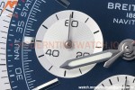 Breitling - Navitimer Chronograph B01 43mm SS/SS Blue/Wht BLS A7750 Mod