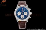 Breitling - Navitimer Chronograph B01 43mm SS/LE Blue/Wht BLS A7750 Mod