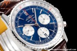 Breitling - Navitimer Chronograph B01 43mm SS/LE Blue/Wht BLS A7750 Mod
