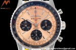 Breitling - Navitimer Chronograph B01 43mm SS/LE Champange/Blk BLS A7750 Mod