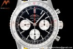 Breitling - Navitimer Chronograph B01 43mm SS/LE Blk/Blk BLS A7750 Mod