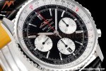 Breitling - Navitimer Chronograph B01 43mm SS/LE Blk/Blk BLS A7750 Mod