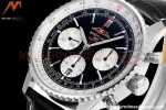 Breitling - Navitimer Chronograph B01 43mm SS/LE Blk/Blk BLS A7750 Mod