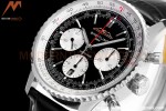 Breitling - Navitimer Chronograph B01 43mm SS/LE Blk/Stk BLS A7750 Mod