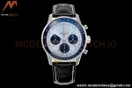 Breitling - Navitimer Chronograph B01 43mm SS/LE Ice Blue/Stk BLS A7750 Mod