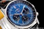 Breitling - Navitimer Chronograph B01 43mm SS/LE Navy Blue/Stk BLS A7750 Mod