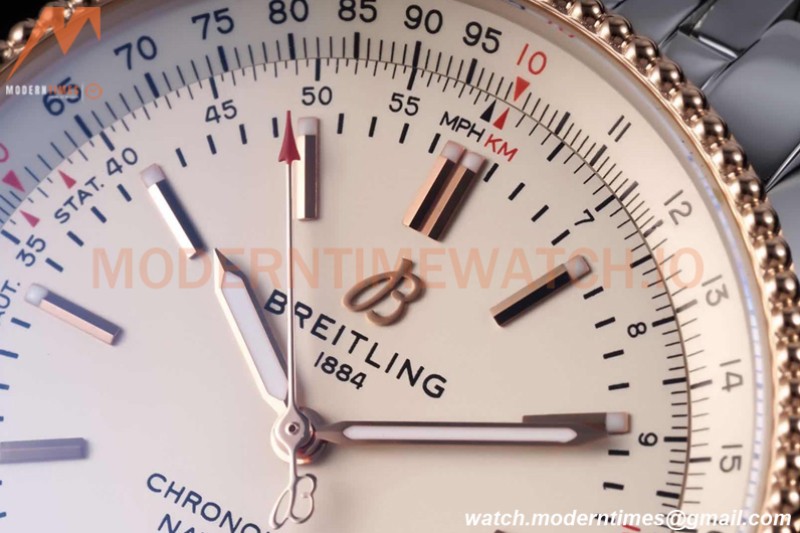Breitling - Navitimer 1 Automatic 41mm SS/SS White TF A2824