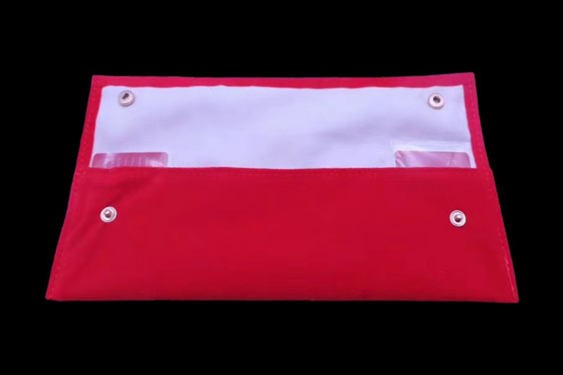 Omega - Red Velvet Portable Watch Pouch with Warranty Card