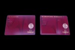 Omega - Red Velvet Portable Watch Pouch with Warranty Card