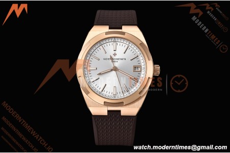 Vacheron Constantin - Overseas 4500V RG/RU White PPF MY9015 Cal.5100 | 바쉐론 콘스탄틴 - 오버시즈 4500V RG/RU 화이트 PPF MY9015 Cal.5100